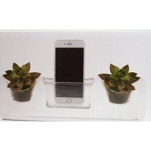 Glass‎ Planter Amp Decor 2 Plants Vase & 1 Phone Holder Syndicate Home & Garden